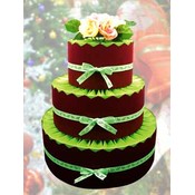 Holiday Celebration Favor Cake-Unassembled