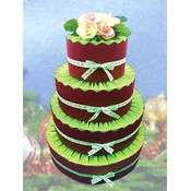 Holiday Celebration Favor Cake-Unassembled