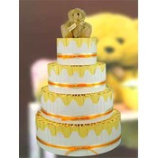 Delightful Daisy Favor Cake-Unassembled