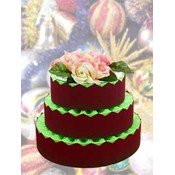 Holiday Celebration Favor Cake-Unassembled