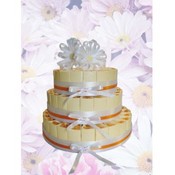 Delightful Daisy Favor Cake-Unassembled