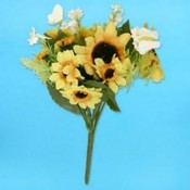 Sunflower 7 Stem 4Lrg+Rain Drp Flowers/Plants