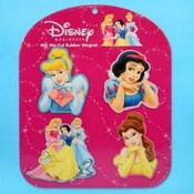 Magnet 4 Piece Die-Cut Princess Housewares