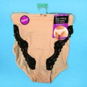 Bikini High Solidwlace Lycra A Womens Clothing