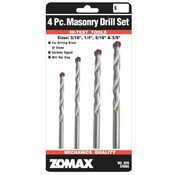 4 Pc. Masonry Drill Set
