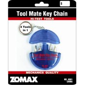 Screwdriver Key Chain with  4 Bits.