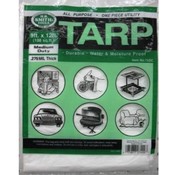 Plastic drop cloth 9' X 12'.