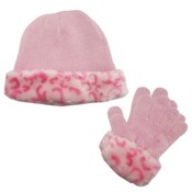 Chenille Hat and Glove Set