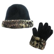 Chenille Hat and Glove Set