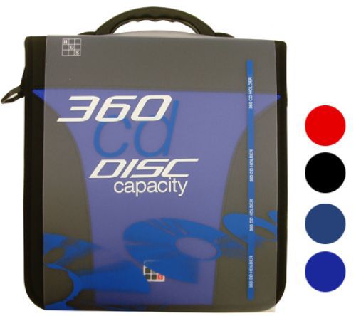 360 Cd Holder - 4 Assorted Colors