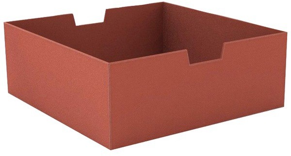 Media Storage Bin Ginger