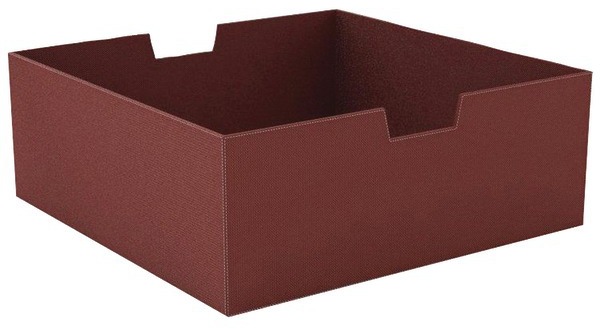 Media Storage Bin Red