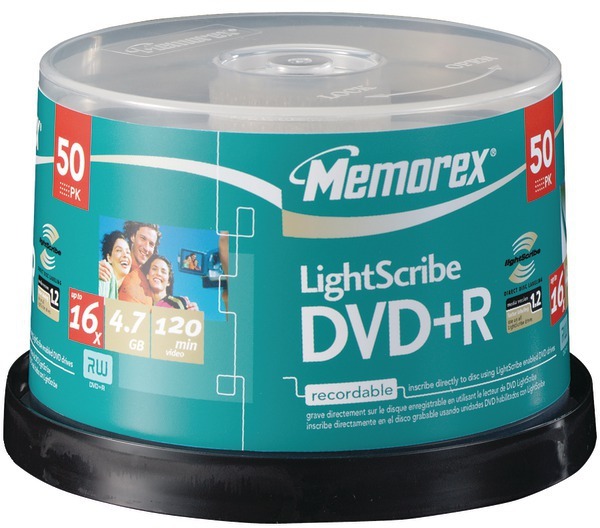 Memorex Litescrib Dvd+R 50Pk