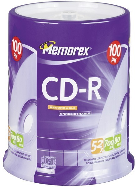 Memorex 80Min Cd-R 100-Ct