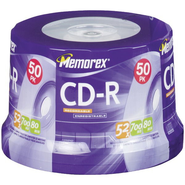 Memorex 80Min Cd-R 50Ct