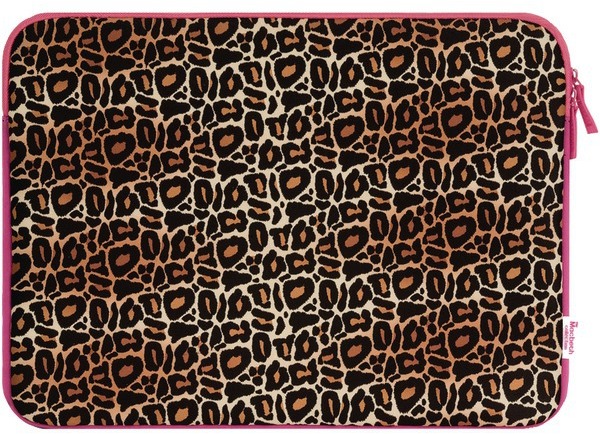15.6In Zip Sleeve Leopard