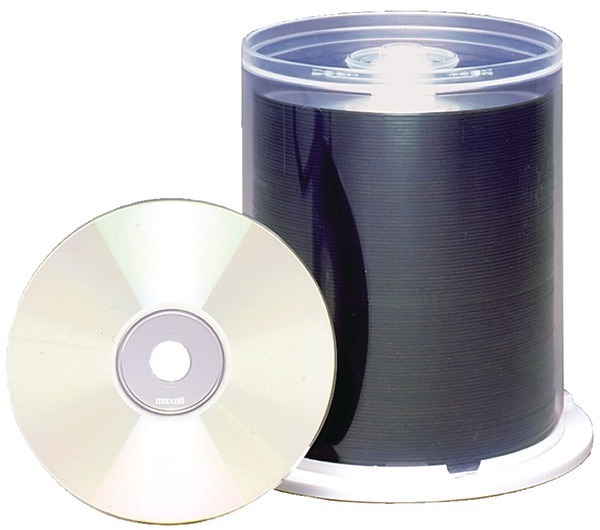 Maxell Cdr Printable (100-Pk White Spindle)