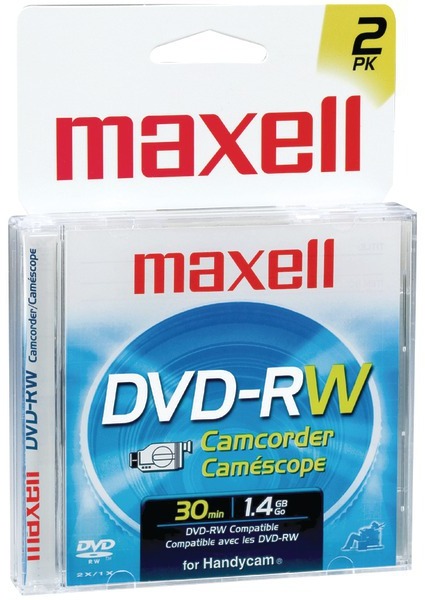 Maxell Camcorder Dvd-Rw 2Pk