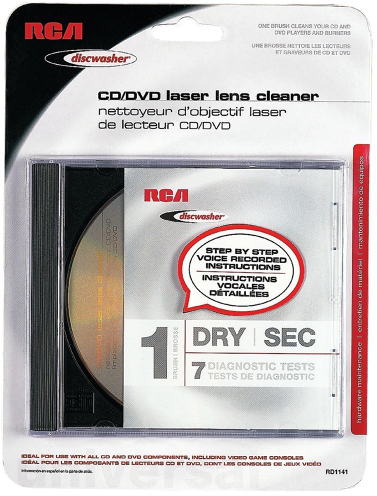 1-Brush Cd/Dvd Lens Clnr
