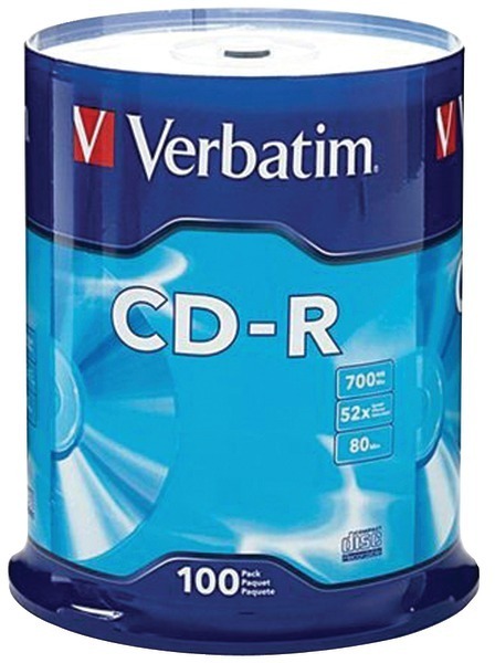 100Ct 80-Min 700Mb Cd-Rs