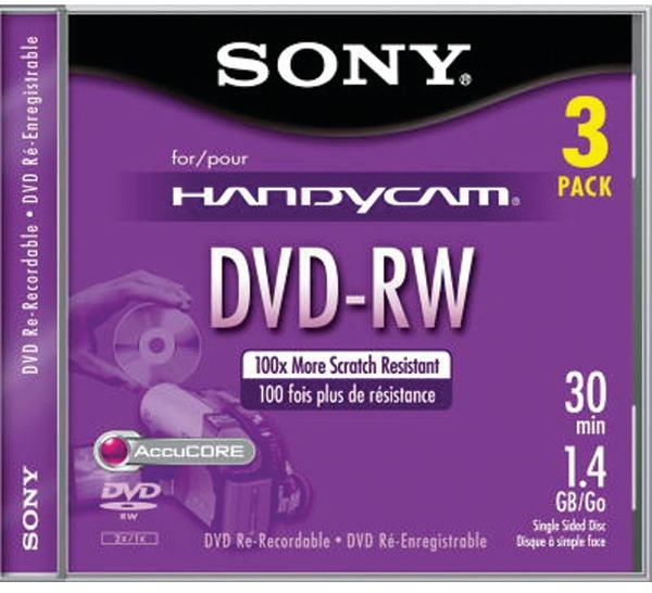 Sony 1.4Gb Rewriteable Dvd-Rw