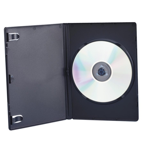 Compucessory DVD/CD Storage Case,5-1/4"x1/2"x7-7/16",Regular,5/PK,Black