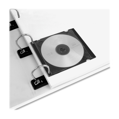 Ideastream Products CD Jewel Case, w/ 2 Hole Punched, 50/PK, Black