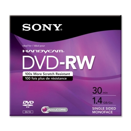 Sony Electronics DVD-RW, 8cm, 1x-2x, 1.4GB/30 Min