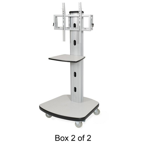 Balt, Inc. Mobile LCD Stand,w/4"Casters,2of2,30-1/2"x29-1/2"x66-1/2",GY