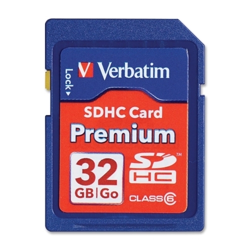 Verbatim Corporation SDHC Card, 6 Speed Class, 32GB