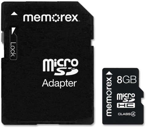 Memorex Micro Digital Travel Card, 16GB, Black