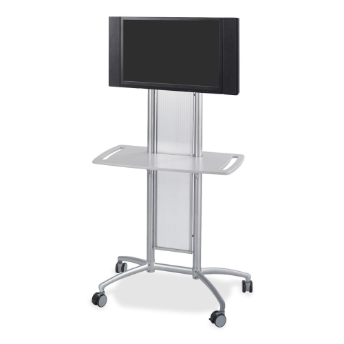 Safco Products Company Flat Panel TV Cart, 38"x20"x65-1/2", Gray