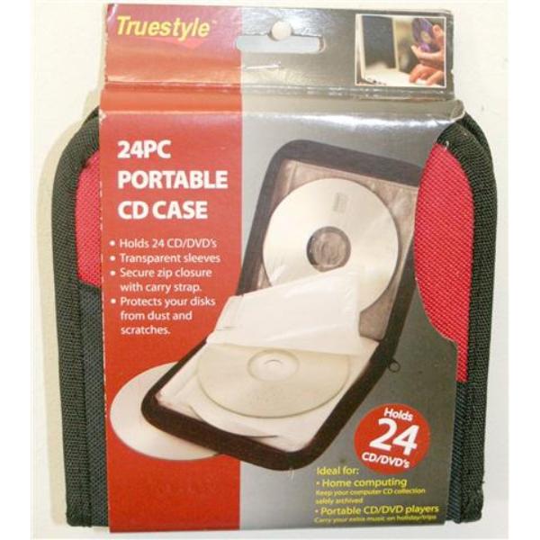 Portable CD Case - Holds 24