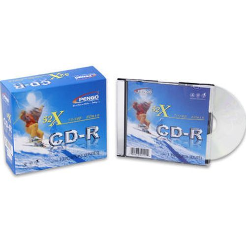 CD-R 10 Pieces 80 Minutes In Slim Case
