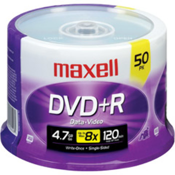 16X Write-Once dvd+R - 50 Disc Spindle