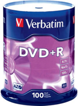 16X Write-Once dvd+R