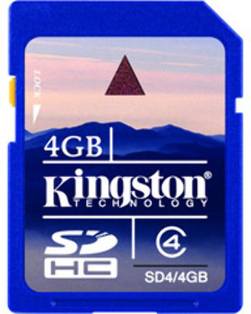 4Gb Sdhc™ memory Card Class 4 4Gb Sdhc™ memory Card Class 4