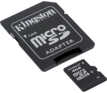 4Gb microsdhc&trade; memory Card