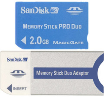 2Gb memory Stick Pro Duo&trade; memory Card