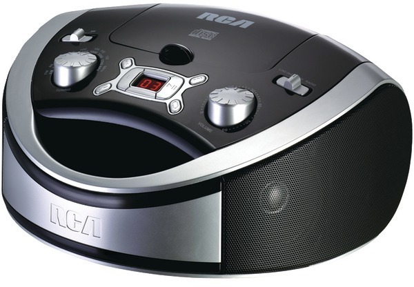 Black Top Load Cd Player
