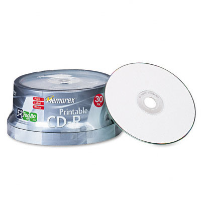 Printable CD-R Discs 700MB/80min 52x Spindle