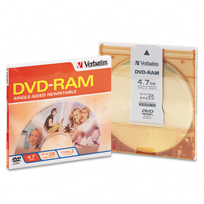Type 4 DVD-RAM Cartridge 4.7GB 3x