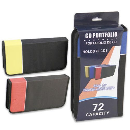72 Cd With Nylon Handle Cd Portofolio
